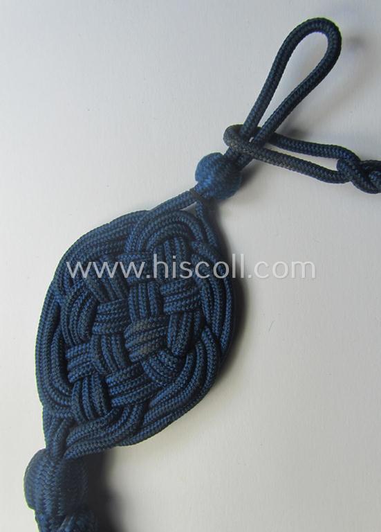 WH (Kriegsmarine) 'Schützenschnur für Gewehrschützen der 2. Stufe' (ie. naval rifle-shooting-lanyard of the second class) as was specifically intended for usage by the various 'Kriegsmarine'-troops