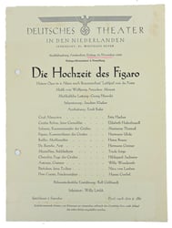 German/ Dutch Flyer 'Deutches Theater in den Niederlanden'