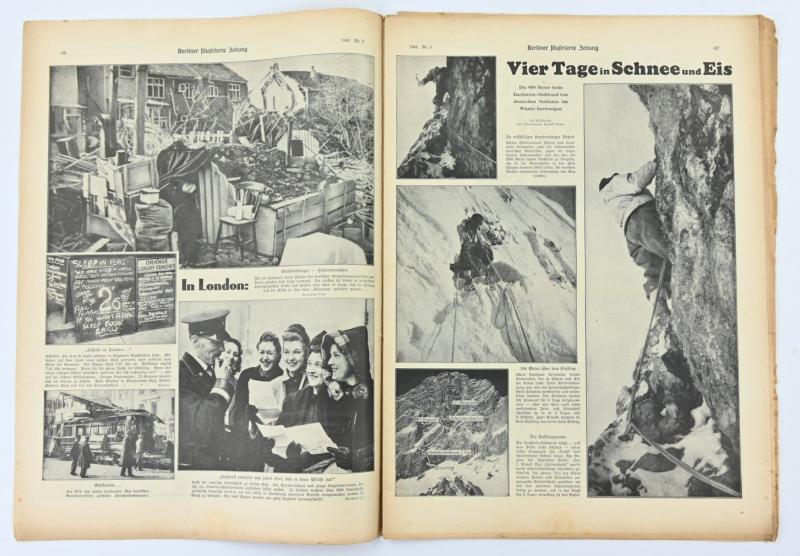 German Berliner Illustrierte Zeitung Newspaper 1941