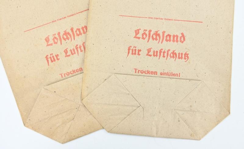 German LS Air Defence Paper Sand Bags
