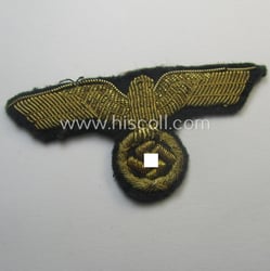 Superb, WH (Heeres o. Küsten-Artillerie) general-officers'-pattern cap-eagle (ie....