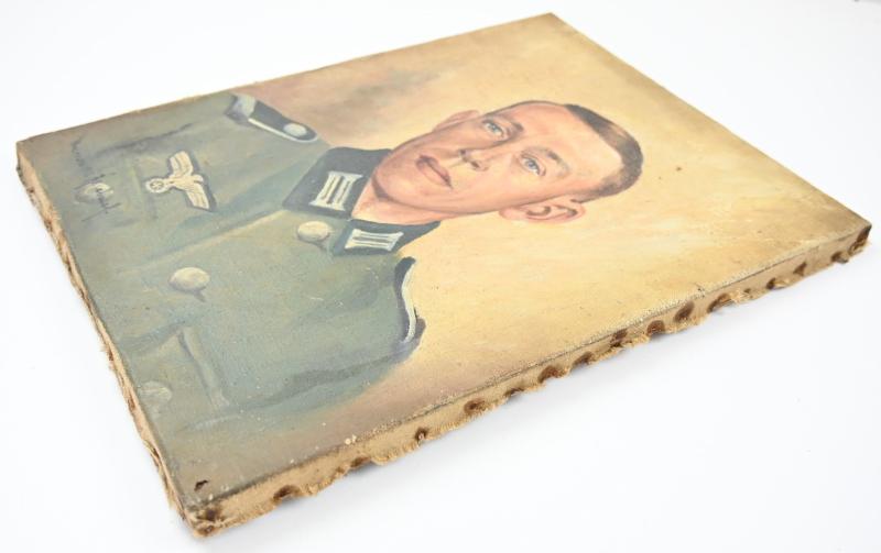 German WH Heer Portrait Painting
