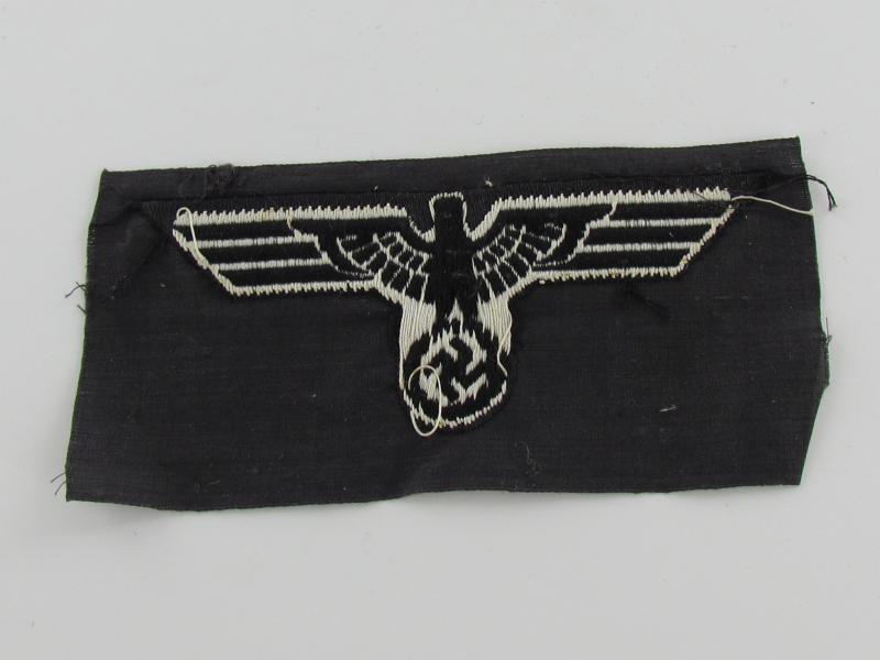 Unissued Early Pre War Bevo Panzer Breast Eagle