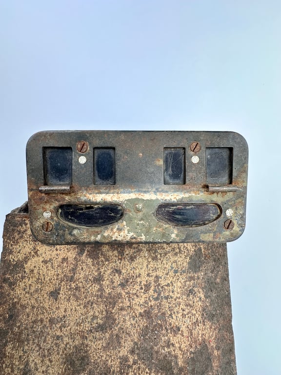 WW2 "panzer fender" with orginal rear Notek.