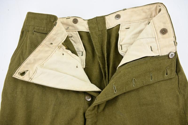 US WW2 Wool Serge Trousers