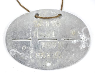 German WH Dog-Tag 7./A.R. 169