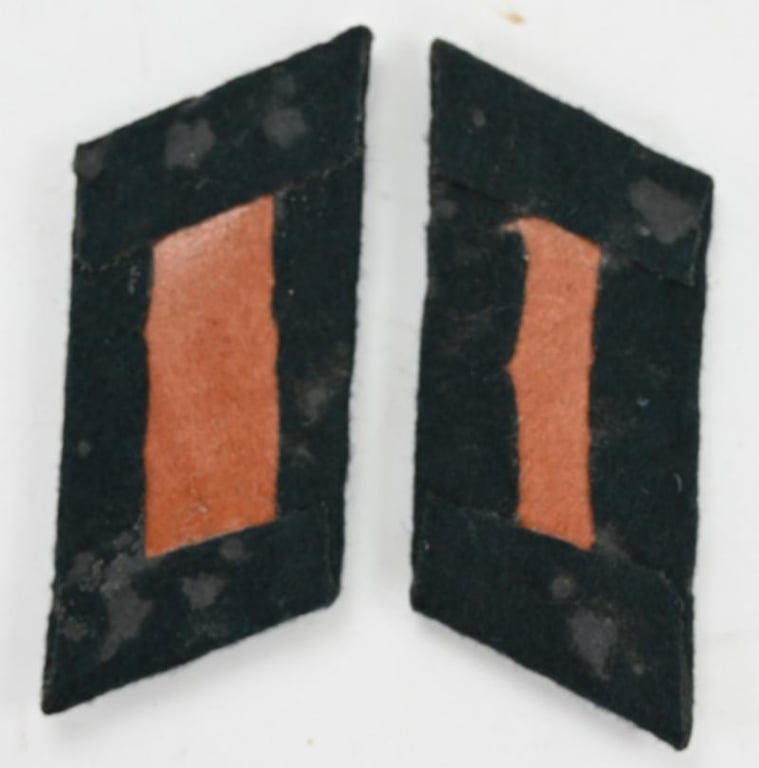 German WH Officer's Medic Collar Tabs
