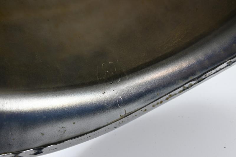 US WW2 Chromed Swivel Bale Helmet 'Schlueter'