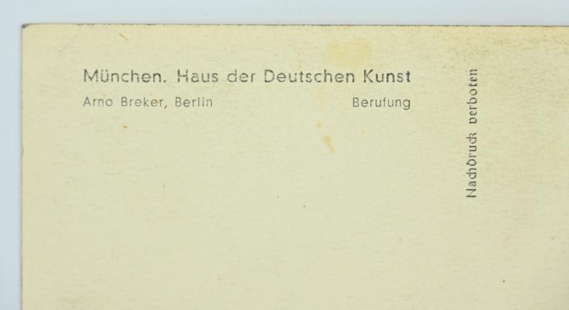 German WW2 Postcard 'Haus der Deutschen Kunst'
