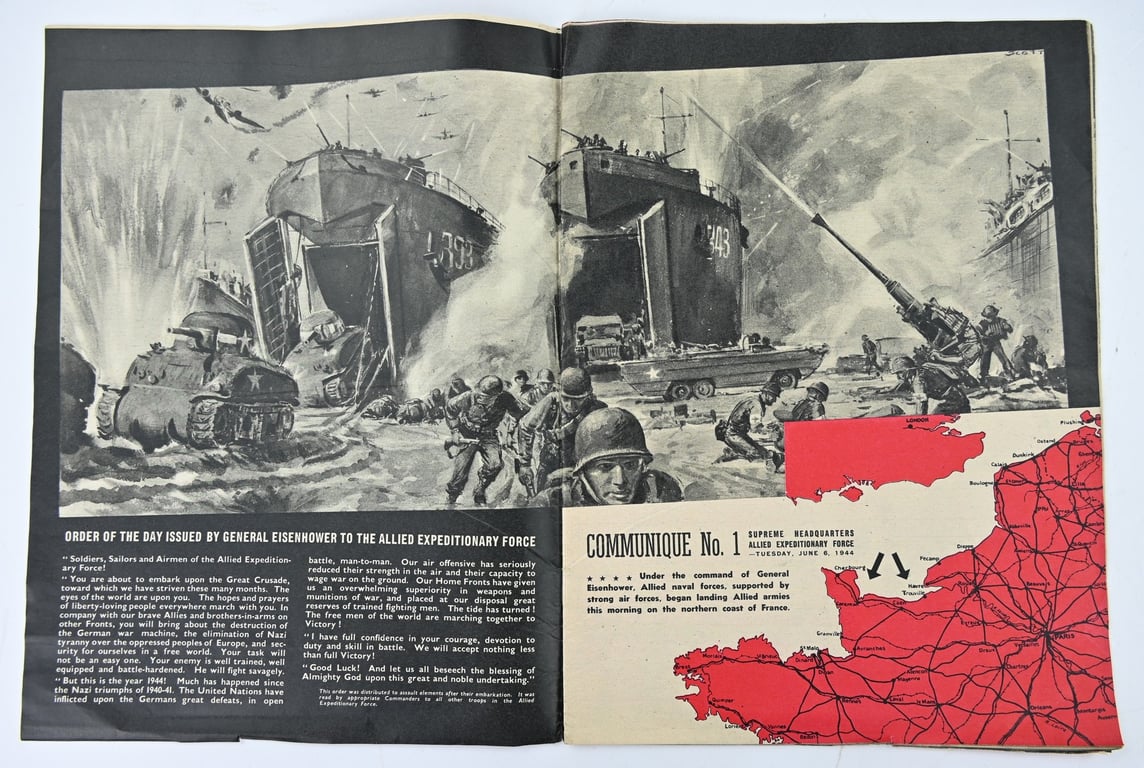 US WW2 Yank Magazine June 11th, 1944 Liberation Edition