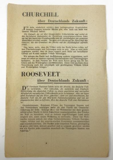 Allied Announcement Flyer Dwight D Eisenhower