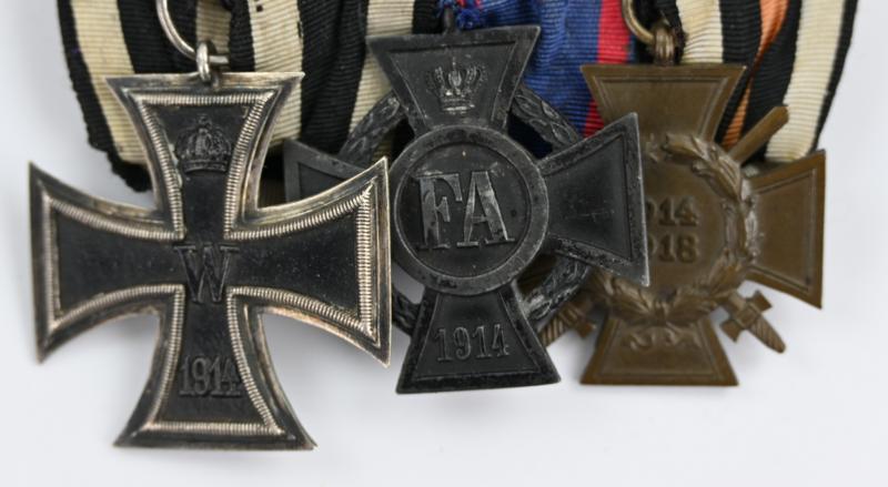 German WW2 3-Piece Medalbar