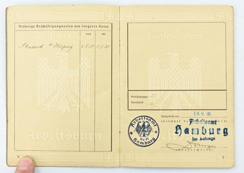 German Third Reich Workerspass