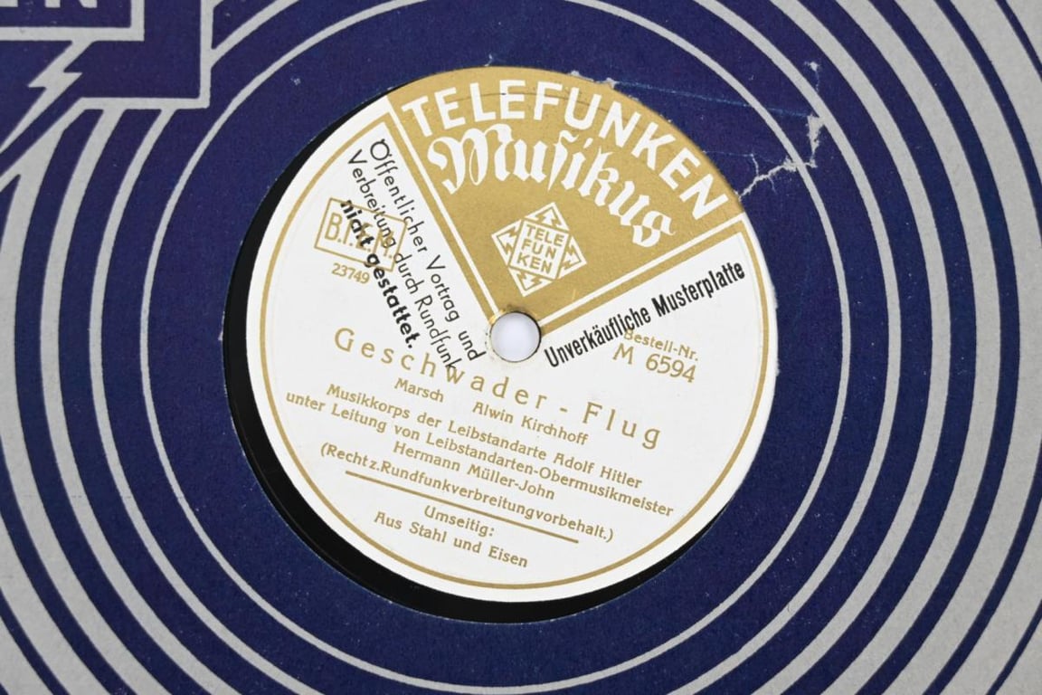 German 'Leibstandarte Adolf Hitler' Music Record