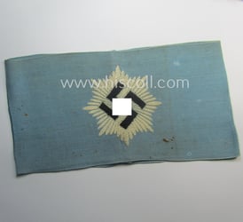 Light-blue-coloured and neatly 'BeVo'-woven, so-called: RLB (or: 'Reichsluftschutzbund')...