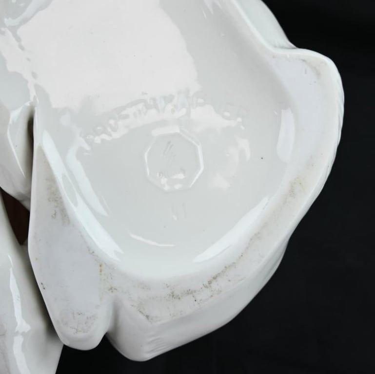 German SS Allach Porcelain 'Lying Fawn'