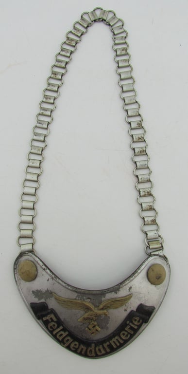 Luftwaffe Feldgendarmerie Ringkragen (Gorget)