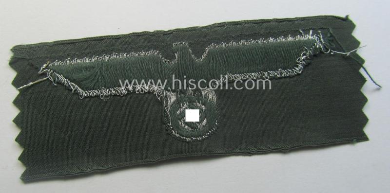 WH (Heeres) 'flatwire'-woven 'Offiziersadler für Schiffchen o. Knautschmütze'