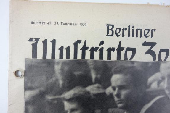 German Magazine “Berliner Illustrierte Zeitung ”23 November 1939