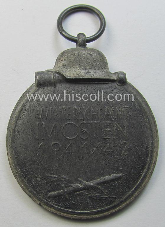 Medal-set: 'Winterschlacht im Osten 1941-42' being a maker- (ie. '55'-) marked specimen by the maker: 'J.E. Hammer & Söhne'