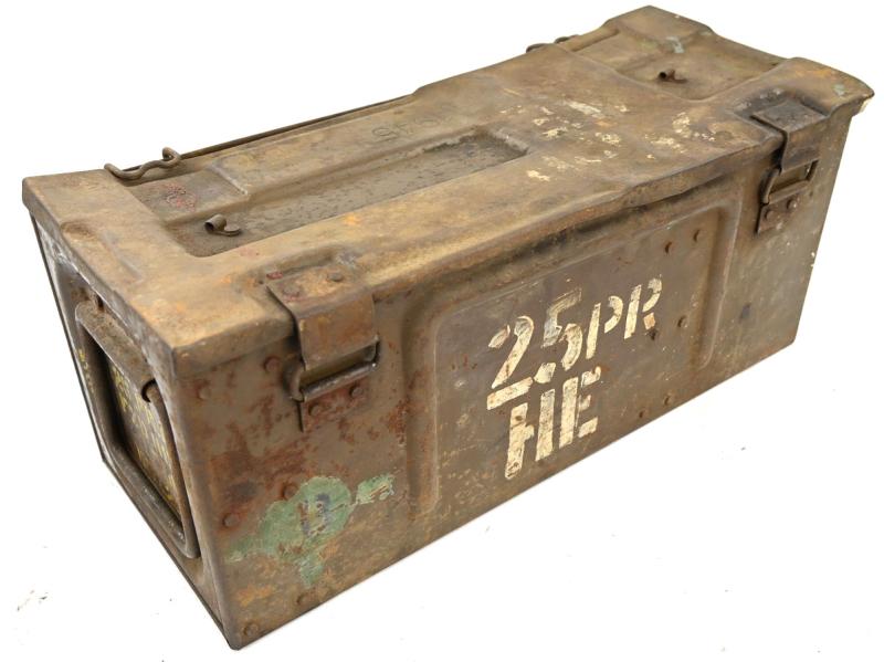 British WW2 25pds Grenade Box with Frame