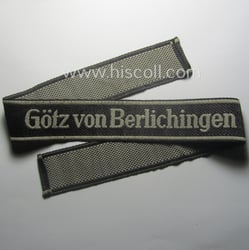 Waffen-SS 1943/44-pattern cuff-title (ie. 'Ärmelstreifen') as executed in...