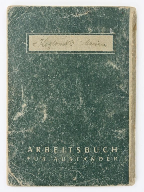 German Third Reich Foreigner (Dutch) Workers Pass