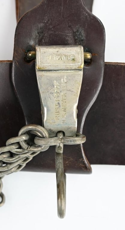 US WW2 Sam Brown Belt Set