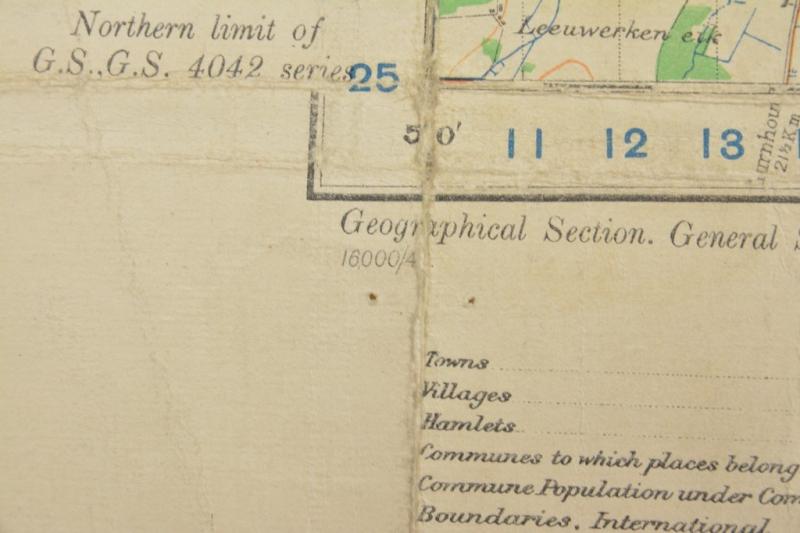 US WW2 Mapcard 's-Hertogenbosch Holland 1944
