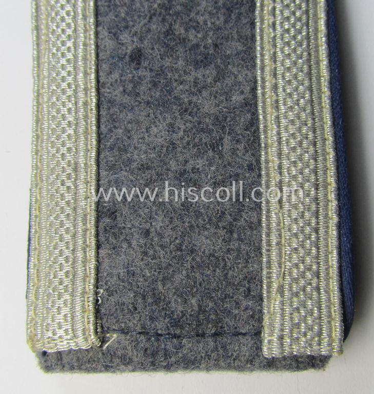 Neat - albeit regrettably single and hardly used! - WH (Luftwaffe) NCO-type shoulderstrap as was intended for usage by an: 'Unteroffizier einer Sanitäts-Abteilungs'