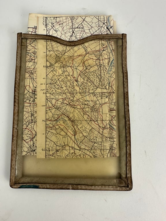 German map folder with map 1936