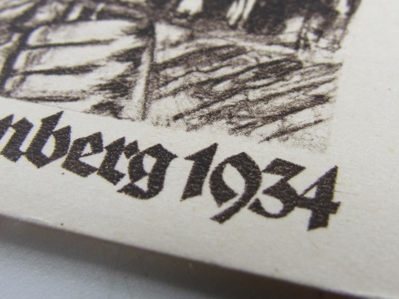 Postcard. Reichsparteitag Nürnberg 1934