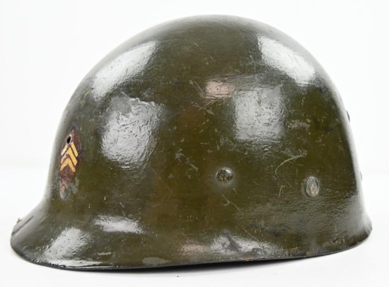 US WW2 Named M1 Helmet Liner '5th Infantry Division'