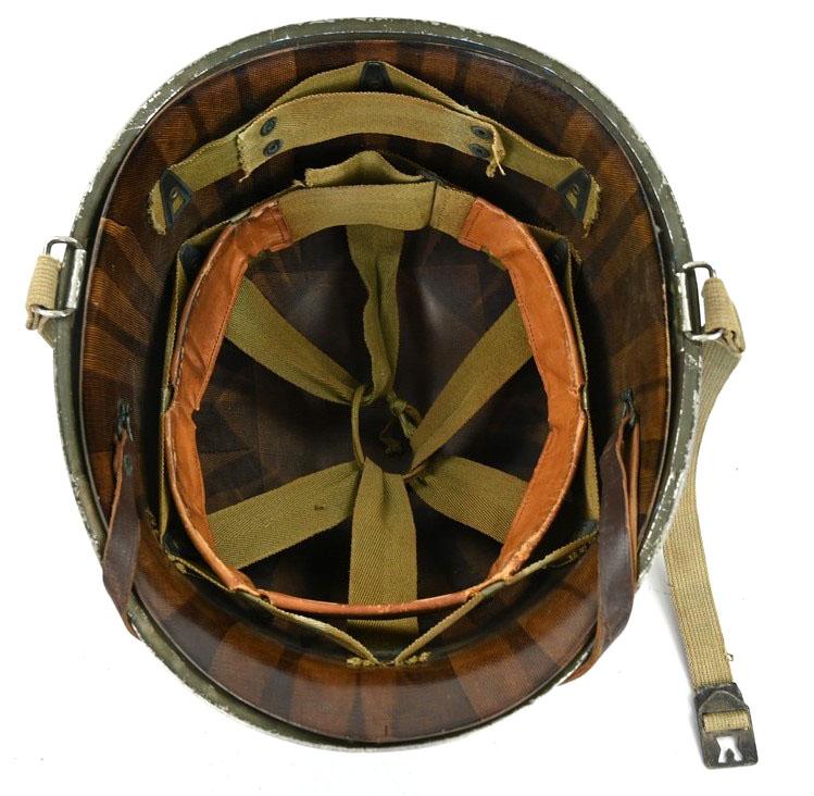US WW2 M1 Swivel Bale Combat Helmet 'Schleuter'