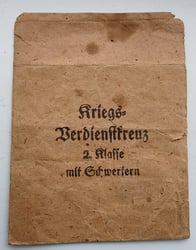 5 x German award envelopes/packets
