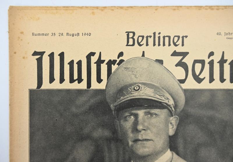 German Berliner Illustrierte Zeitung Newspaper August 1940