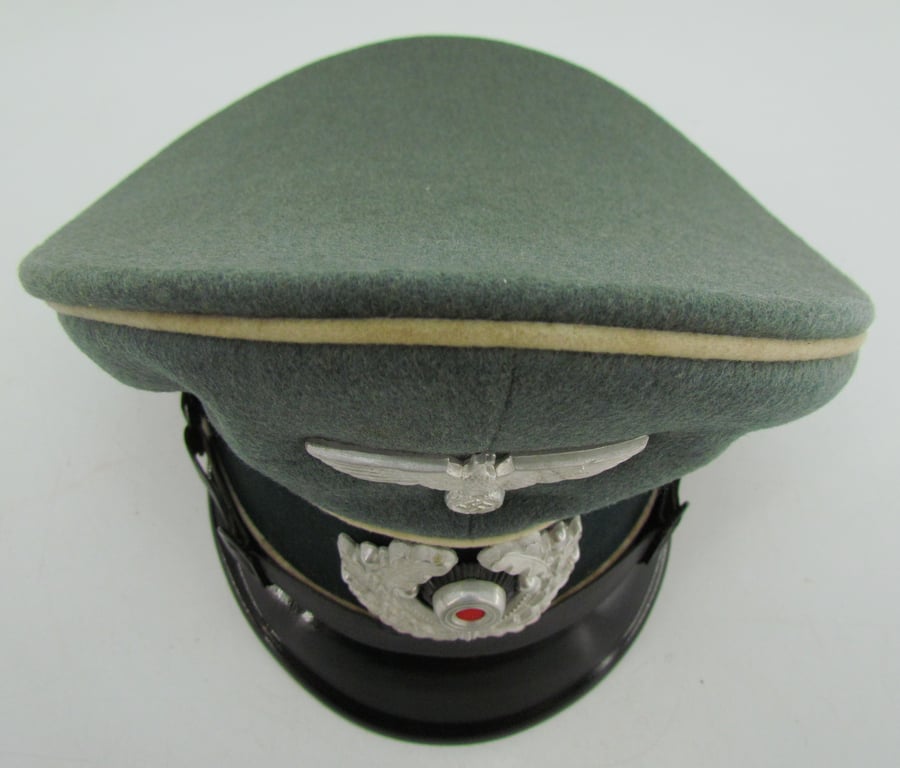 Wehrmacht (Heer) Infantry EM/NCO Visor Cap (Stone Mint)