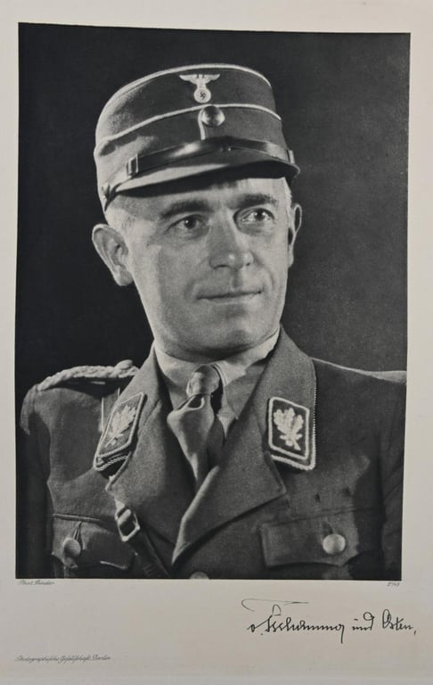 German Third Reich 'Hans von Tschammer Osten' Lithograph by K.J. Böhringer