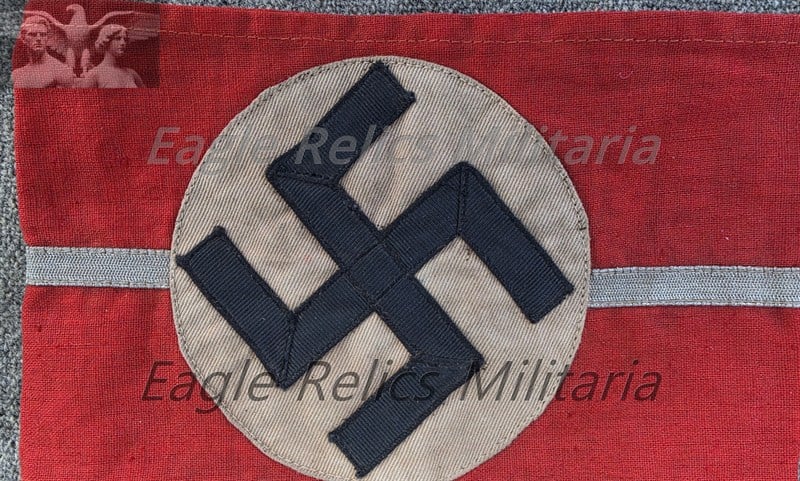 RARE NSDAP Zellenleiter Armband with district  Stamp