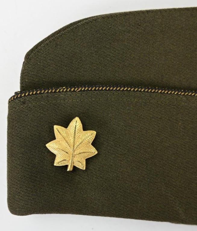 US WW2 Officer Garrison Cap Major