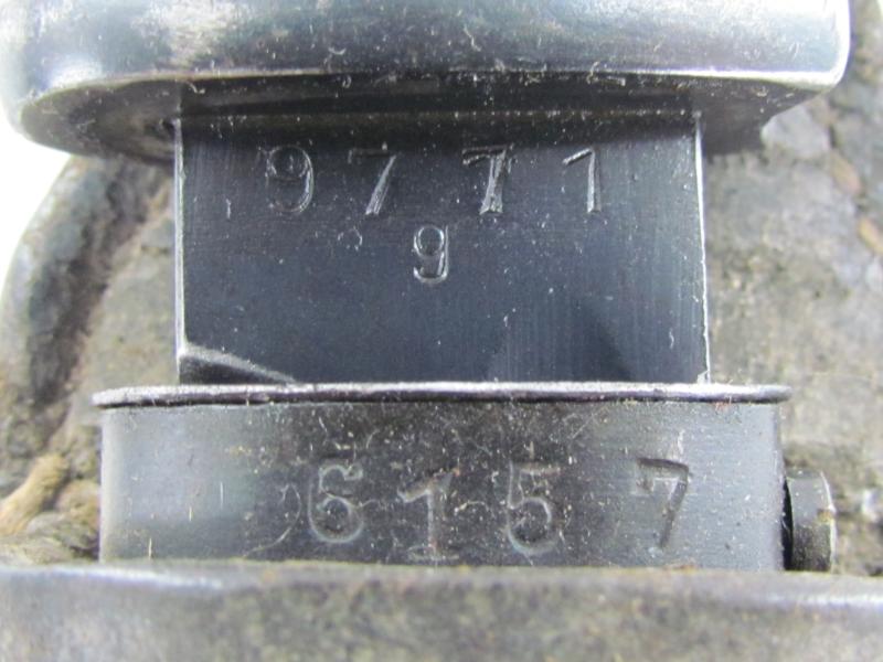 Non Matching K98 bayonet by E. Pack & S 1939 With Frog