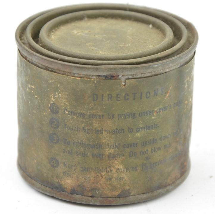 US WW2 Wood Alcohol Ration Heater