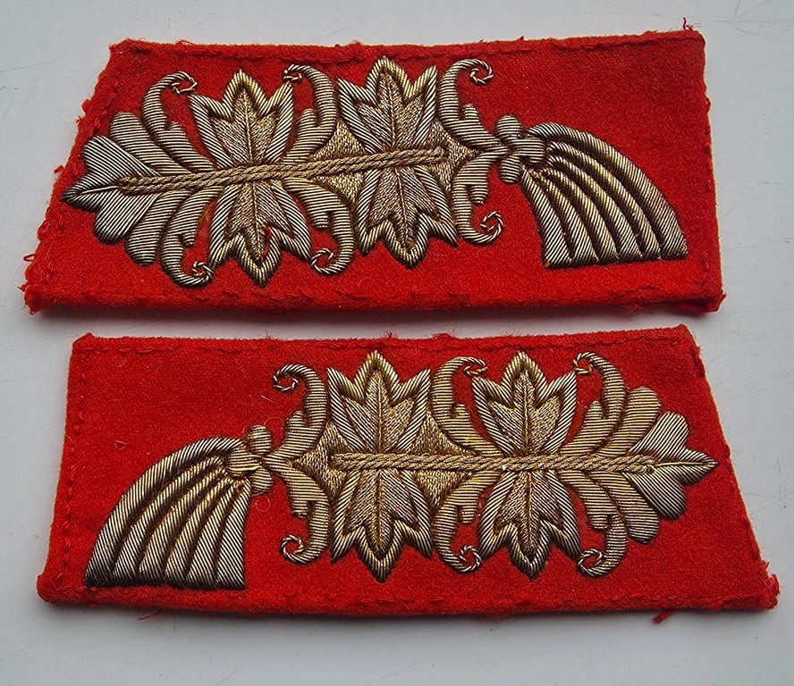 WW2 Wehrmacht Kragenspiegel für General