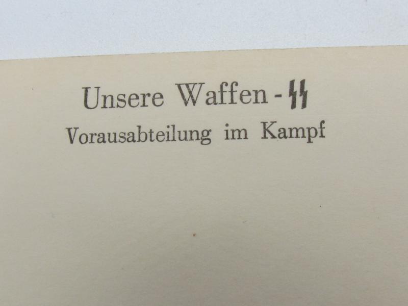 Postcard : Unsere Waffen-SS