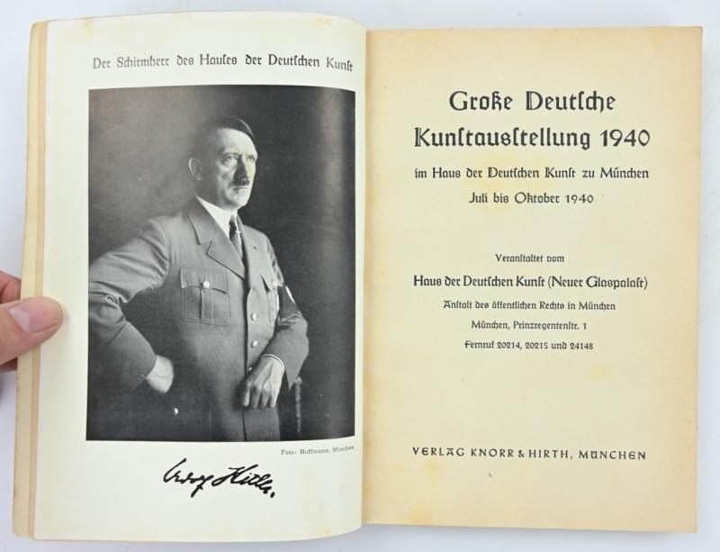 German Third Reich Art Catalogus 1940