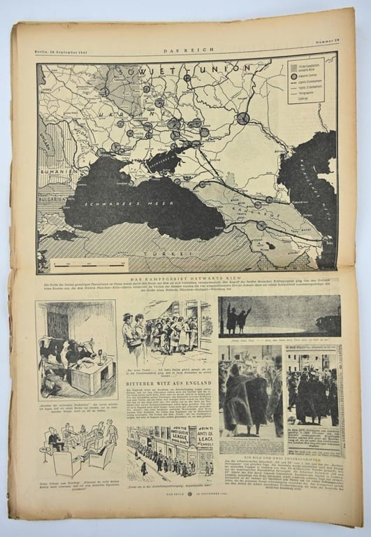 German Newspaper “Das Reich” September 1941