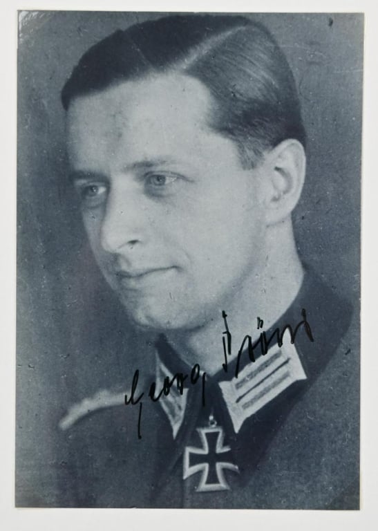 Signature of Wehrmacht KC Recipient 'Georg Pröhl'