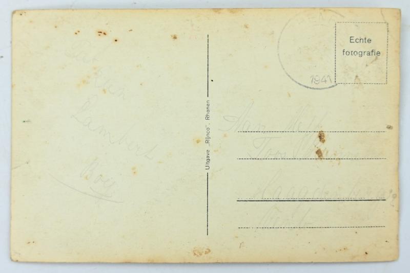 Dutch WW2 Postcard 'Grebbeberg 8 R.I.'