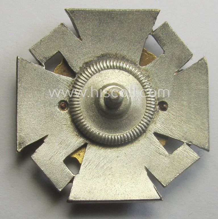 Superb, Finnish-/German: 'Nordfrontkreuz', being a black-/blue-coloured and non-maker-marked 'variant' that shows the text: 'Pohjoisrintama - Die Nordfront - 1941/43'