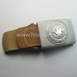 Police (ie. 'Polizei') aluminium-based belt-buckle (ie. 'Koppelschloss für...